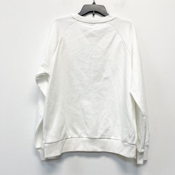 The Cuddle Collab Women's "I Only Travel In Packs" Graphic White Sweatshirt S - Picture 3 of 6
